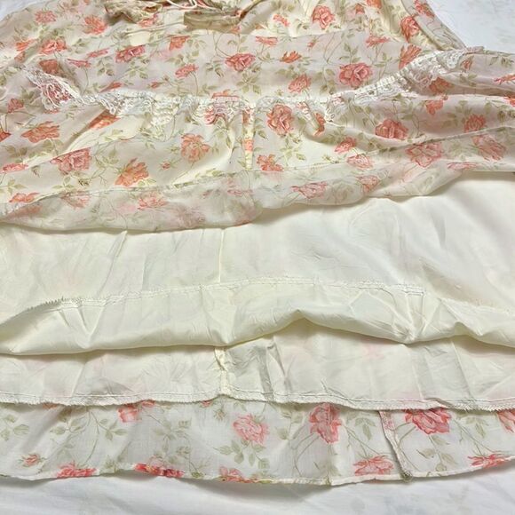 Vintage Gunne Sax Rose bush lace up dress size 5 - Picture 13 of 16